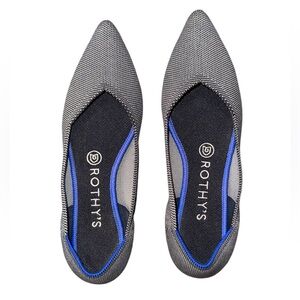 Rothy's Black and Blue Flats